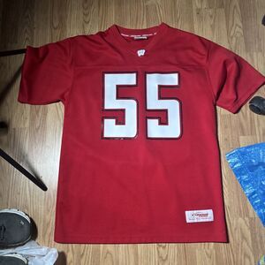 Vintage Wisconsin Badgers #55 Men’s Large Football Jersey by Xtreme Fanz Large
